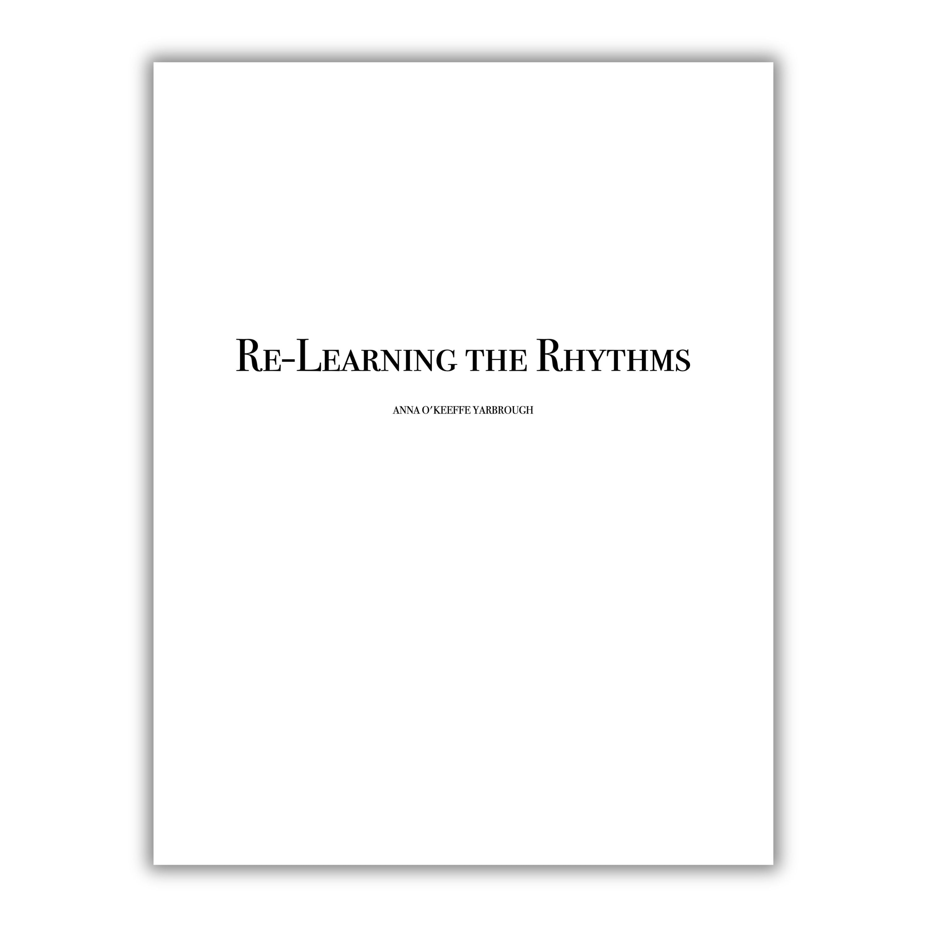 Re-Learning the Rhythms - Sheet Music for Piano