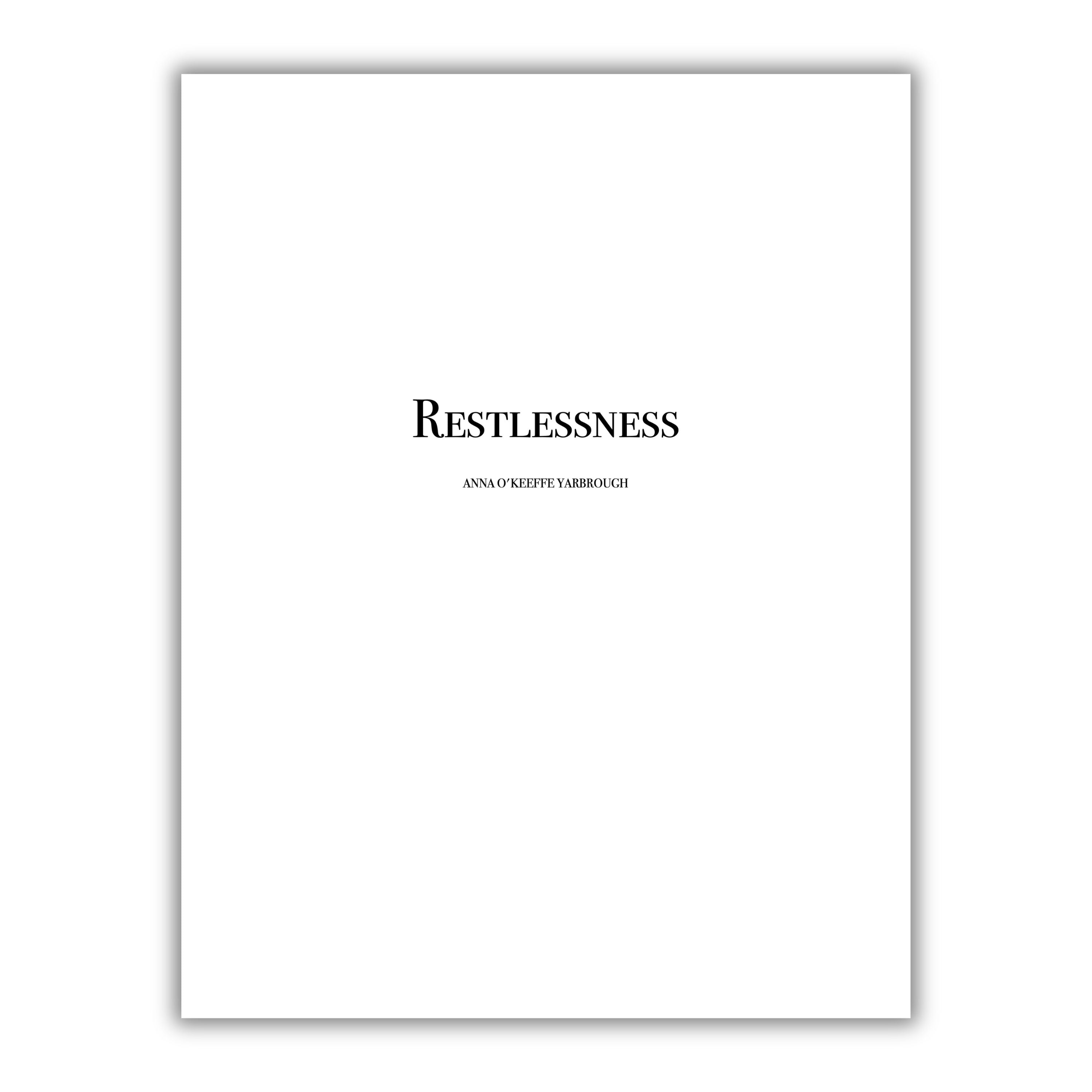 Restlessness - Sheet Music for Piano