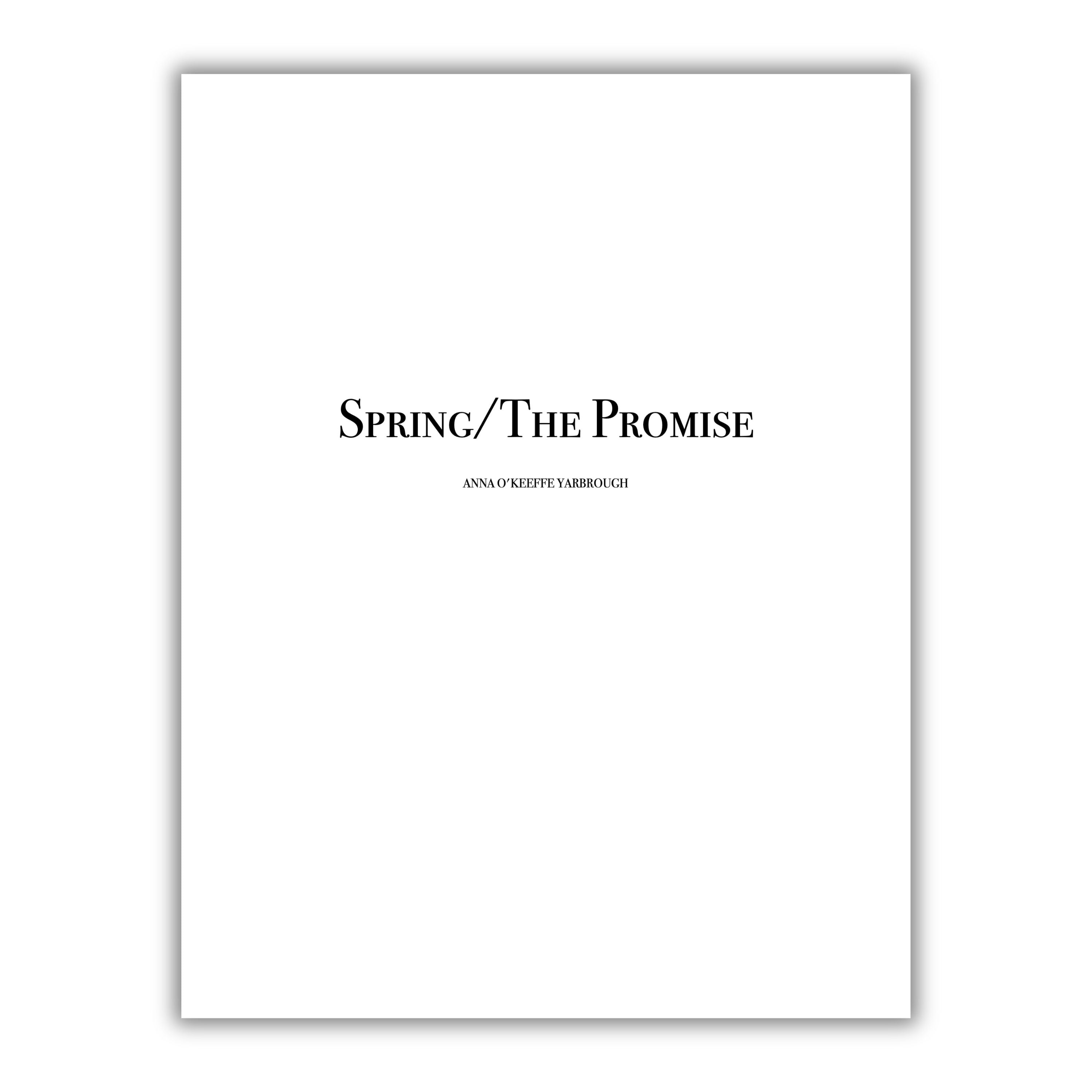 Spring/The Promise - Sheet Music for Piano